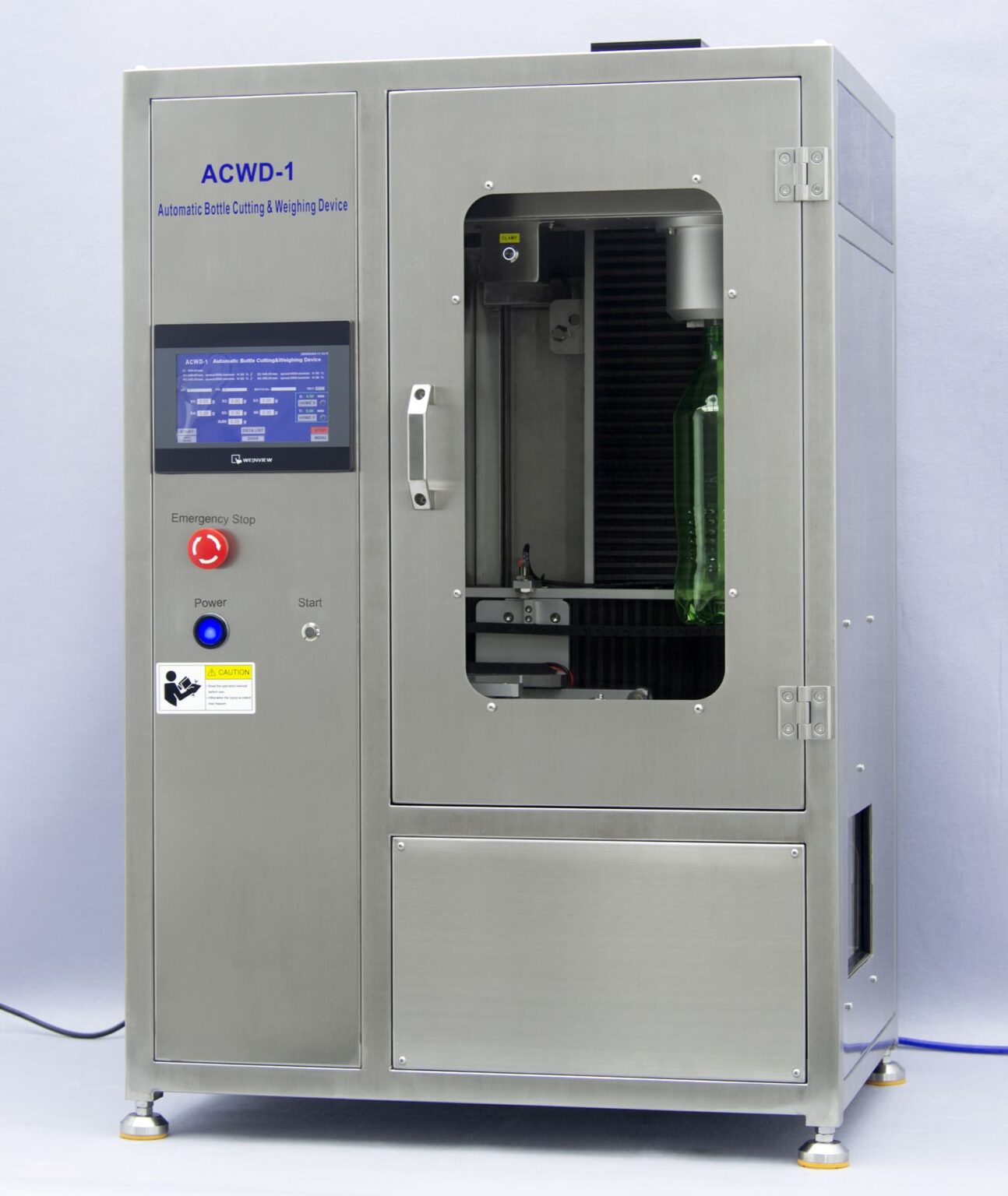 Automatic Bottle Cutting & Weighing Device - AT2E-USA