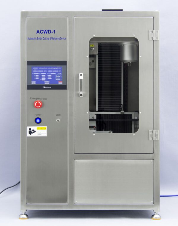 acwd 1 | automatic bottle cutting & weighing device