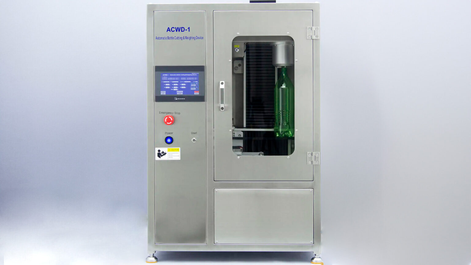 Automatic Bottle Cutting & Weighing Device - AT2E-USA