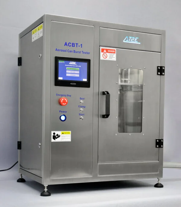 Aerosol Can Burst Tester Left Side View