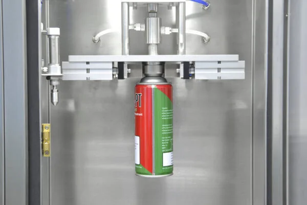 Aerosol Can Burst Tester Front Sample Sealing
