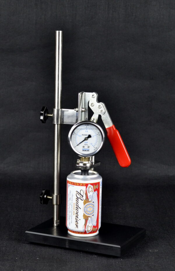 PVG-A Pressure or Vacuum Gauge measuring 2-Piece Can