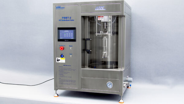 PET Bottle Burst Tester PBBT-2 for precise pressure testing and quality control of PET bottles.