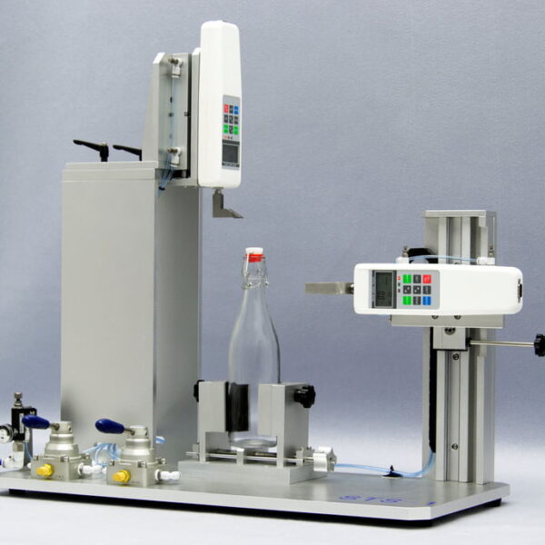 STS-1 Swing Top Stopper Tester unit in a lab setting