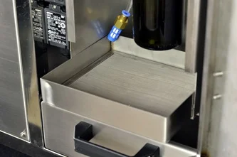 GBBT-1 Glass Bottle Burst Tester Trash Bin