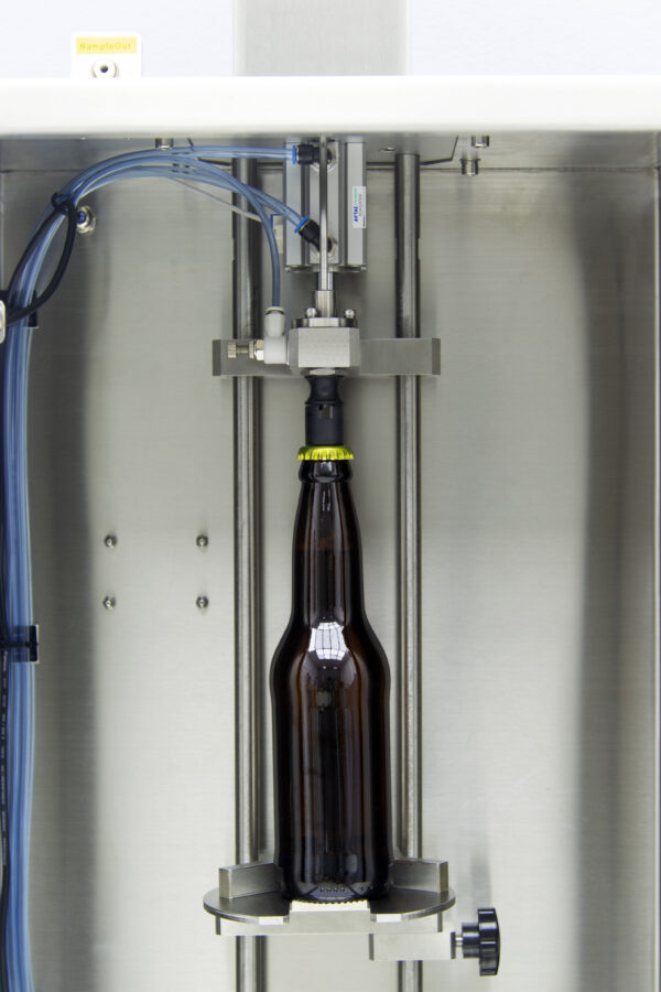 ABSD-1 Automated Beverage Sampling Device with Glass Bottle sample